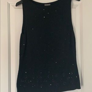 EUC Ann Taylor tank with beading